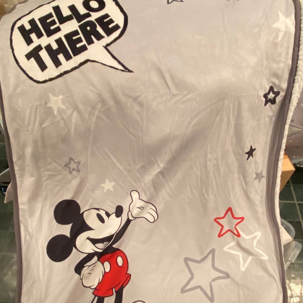 Lambs & Ivy Disney Baby Mickey Photo Op Blanket *Pre Owned/Nice Condition* yy1